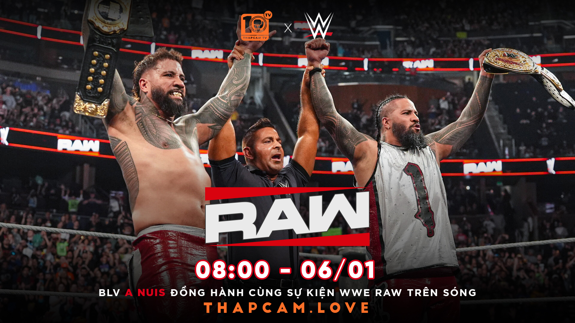 Đấu vật biểu diễn WWE RAW | BLV Lò A Núi | 06.01.26