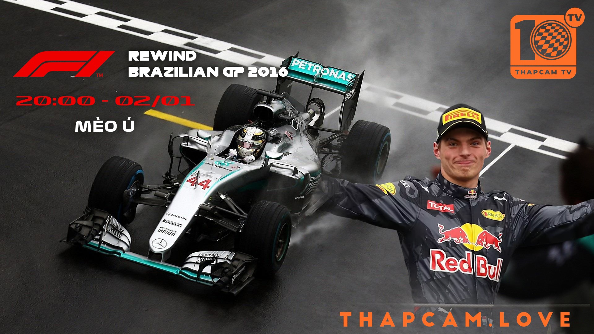 F1 Rewind - Brazilian GP 2016 : Race | 02.01.2026 | Đua xe F1