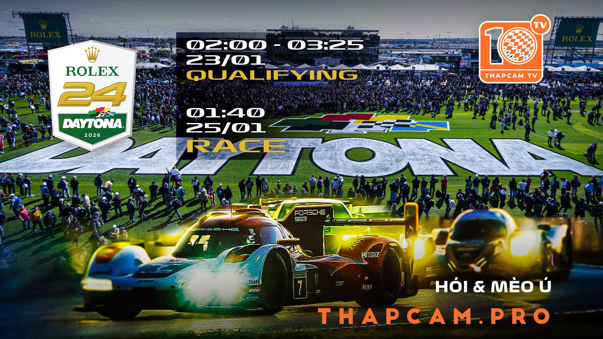 24 Hours of Daytona : Race (Part 3) | 25.01.2026 | Đua xe sức bền