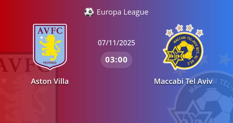 Fullmatch Aston Villa vs Maccabi Tel Aviv | 07.11.2025 | Europa League