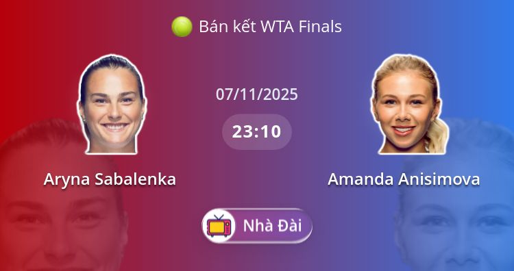 Fullmatch Aryna Sabalenka vs Amanda Anisimova | 08.11.2025 | Chung kết WTA Finals