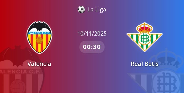 Fullmatch Valencia vs Real Betis | 10.11.2025 | La Liga