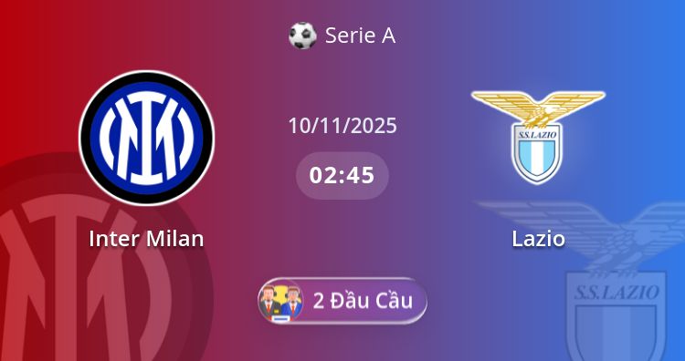 Fullmatch Inter Milan vs Lazio | 10.11.2025 | Serie A