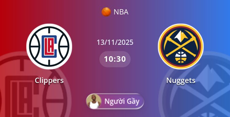 NBA 2025/26 Los Angeles Clipeprs vs Denver Nuggets |BLV Người Gầy| 13.11.2025
