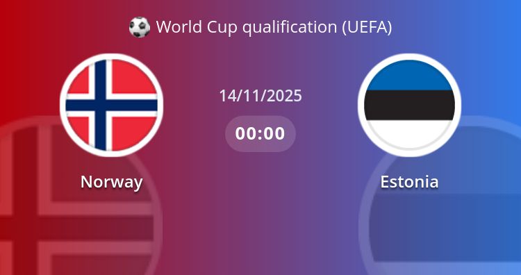 Fullmatch Norway vs Estonia | 14.11.2025 | World Cup qualification (UEFA)