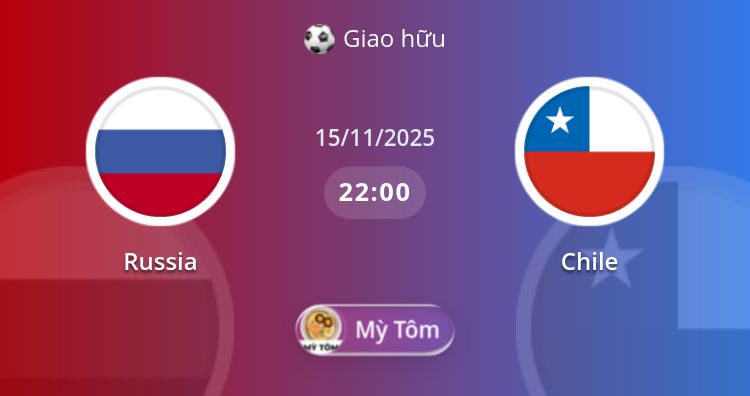 Fullmatch Russia vs Chile | 15.11.2025 | Giao hữu