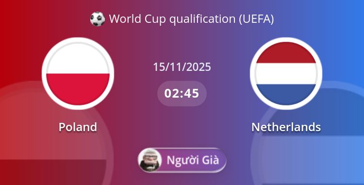 Fullmatch Poland vs Netherlands | 15.11.2025 | World Cup qualification (UEFA)