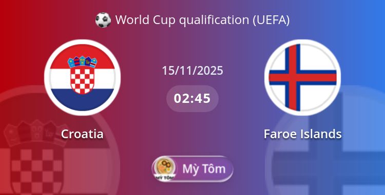 Fullmatch Croatia vs Faroe Islands | 15.11.2025 | World Cup qualification (UEFA)