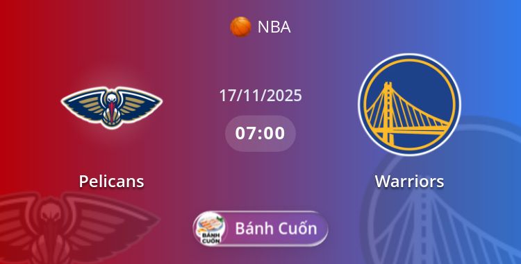 Pelicans vs Warriors | 17.11.2025 | NBA