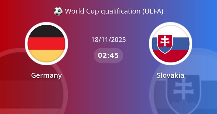 Fullmatch Germany vs Slovakia | 18.11.2025 | World Cup qualification (UEFA)