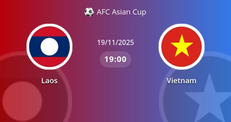 Fullmatch Laos vs Vietnam | 19.11.2025 | AFC Asian Cup
