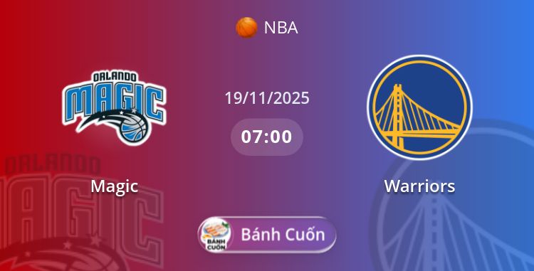 Magic vs Warriors | 19.11.2025 | NBA