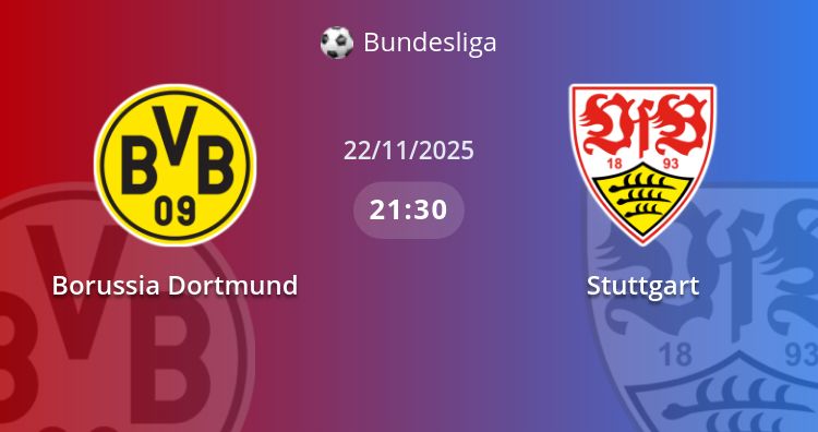 Fullmatch Borussia Dortmund vs Stuttgart | 22.11.2025 | Bundesliga