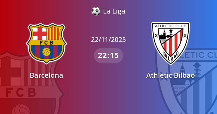 Fullmatch Barcelona vs Athletic Bilbao | 22.11.2025 | La Liga