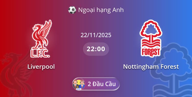 Fullmatch Liverpool vs Nottingham Forest | 22.11.2025 | Ngoại hạng Anh