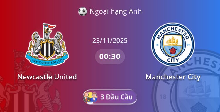 Fullmatch Newcastle United vs Manchester City | 23.11.2025 | Ngoại hạng Anh