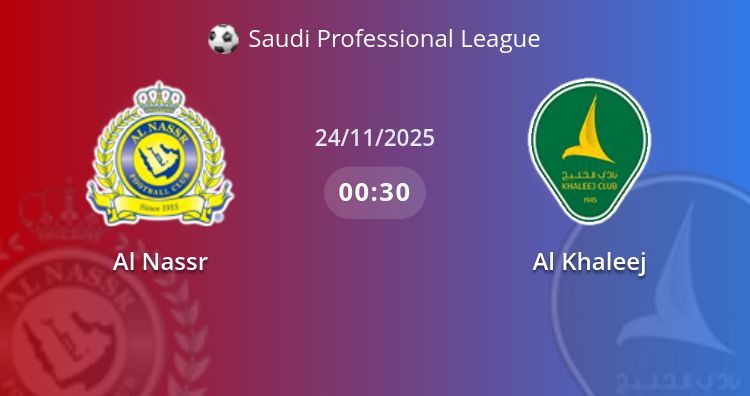 Fullmatch Al Nassr vs Al Khaleej | 24.11.2025 | Saudi Professional League