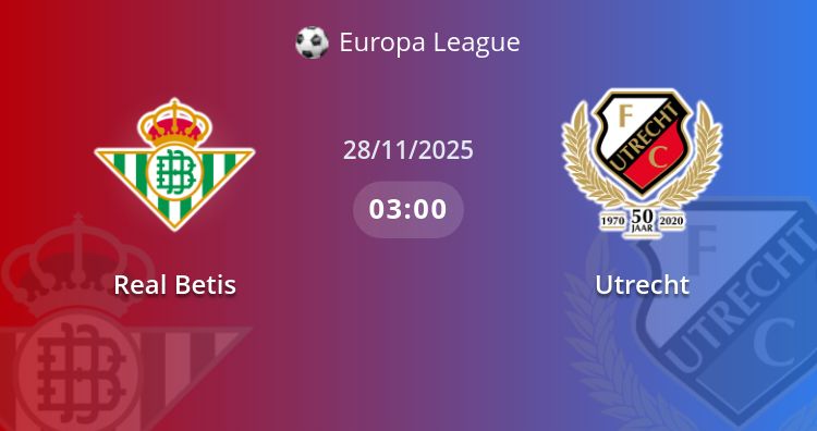 Fullmatch Real Betis vs Utrecht | 28.11.2025 | Europa League
