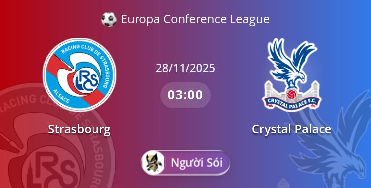 Fullmatch Strasbourg vs Crystal Palace | 28.11.2025 | Europa Conference League