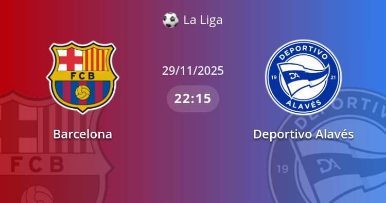 Fullmatch Barcelona vs Deportivo Alavés | 29.11.2025 | La Liga