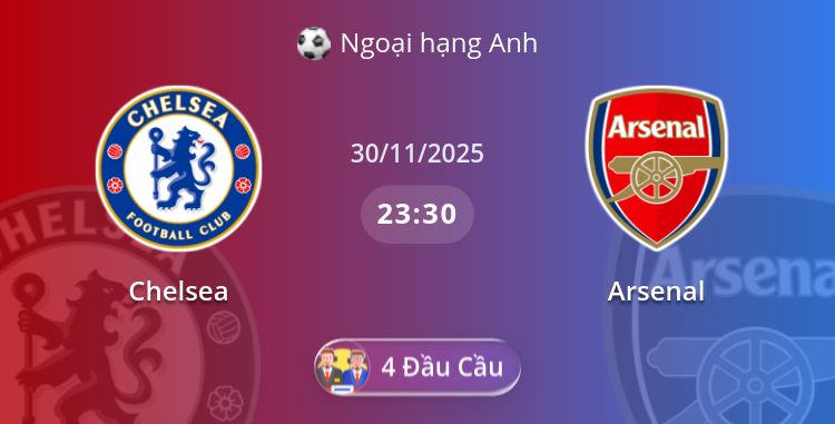 Fullmatch Chelsea vs Arsenal | 30.11.2025 | Ngoại hạng Anh