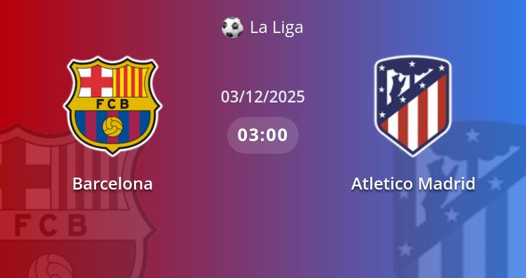Fullmatch Barcelona vs Atletico Madrid | 03.12.2025 | La Liga