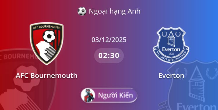 Fullmatch AFC Bournemouth vs Everton | 03.12.2025 | Ngoại hạng Anh