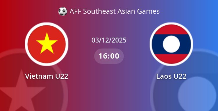Fullmatch Laos U22 vs Vietnam U22 | 03.12.2025 | AFF Southeast Asian Games