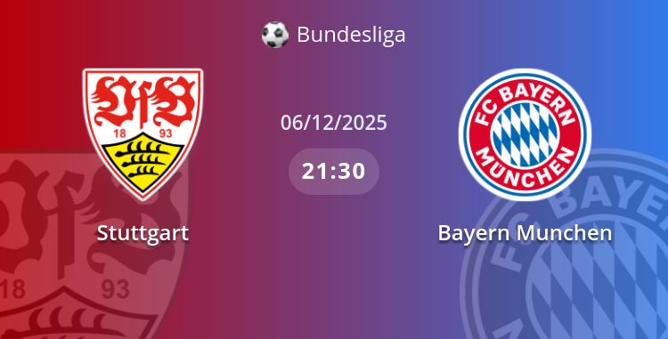 Fullmatch Stuttgart vs Bayern Munchen | 06.12.2025 | Bundesliga