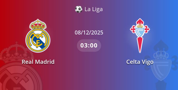 Fullmatch Real Madrid vs Celta Vigo | 08.12.2025 | La Liga