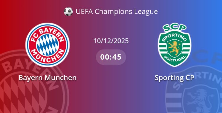 Fullmatch Bayern Munchen vs Sporting CP | 10.12.2025 | UEFA Champions League
