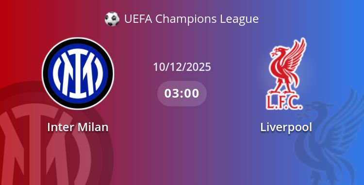 Fullmatch Inter Milan vs Liverpool | 10.12.2025 | UEFA Champions League