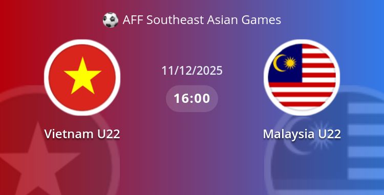 Fullmatch Vietnam U22 vs Malaysia U22 | 11.12.2025 | AFF Southeast Asian Games