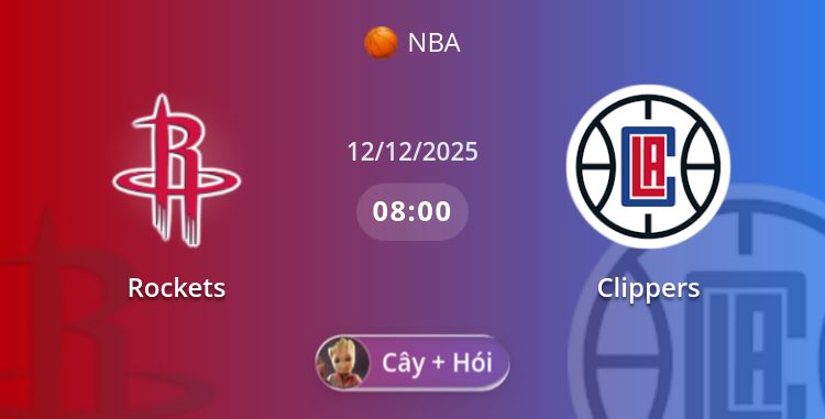 Rockets vs Clippers | 12.12.2025 | NBA