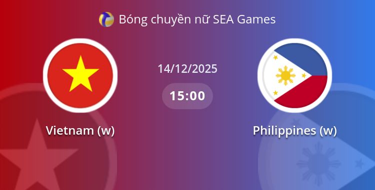 Fullmatch Vietnam (w) vs Philippines (w) | 14.12.2025 | Bóng chuyền nữ SEA Games