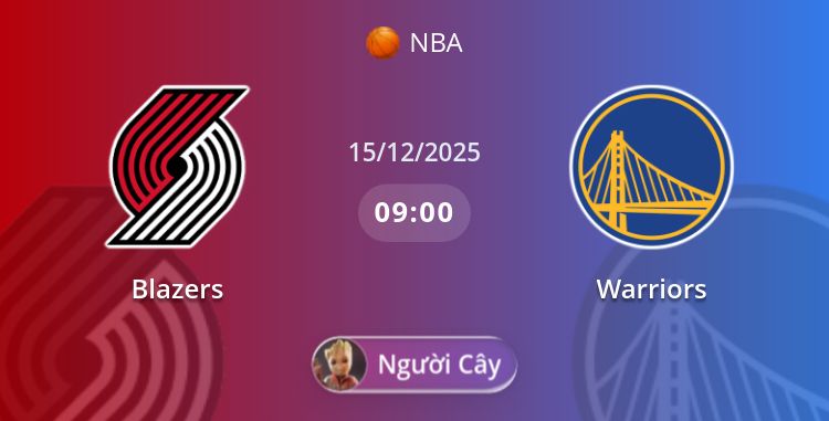Blazers vs Warriors | 15.12.2025 | NBA