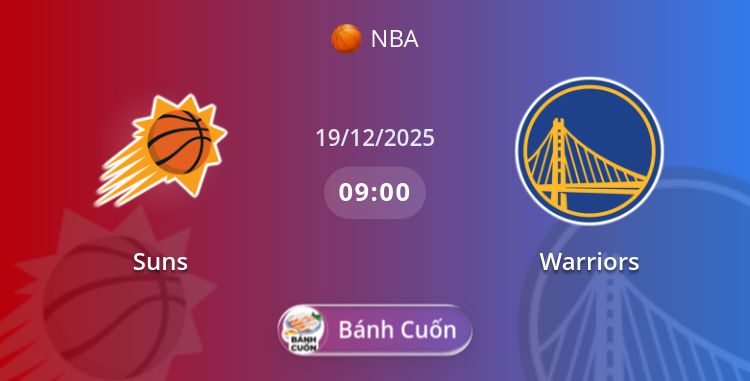 Suns vs Warriors | 19.12.2025 | NBA