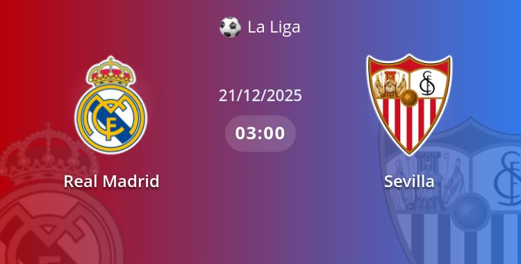 Fullmatch Real Madrid vs Sevilla | 21.12.2025 | La Liga