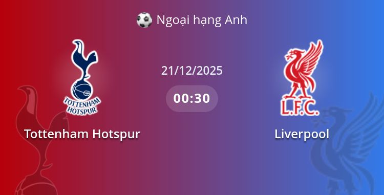 Fullmatch Tottenham Hotspur vs Liverpool | 21.12.2025 | Ngoại hạng Anh