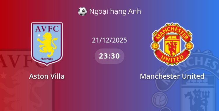 Fullmatch Aston Villa vs Manchester United | 21.12.2025 | Ngoại hạng Anh