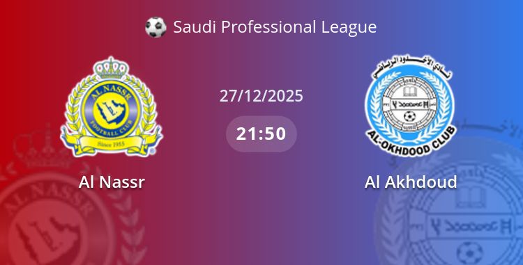 Fullmatch Al Nassr vs Al Akhdoud | 27.12.2025 | Saudi Professional League