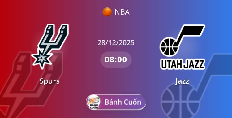 Spurs vs Jazz | 28.12.2025 | NBA