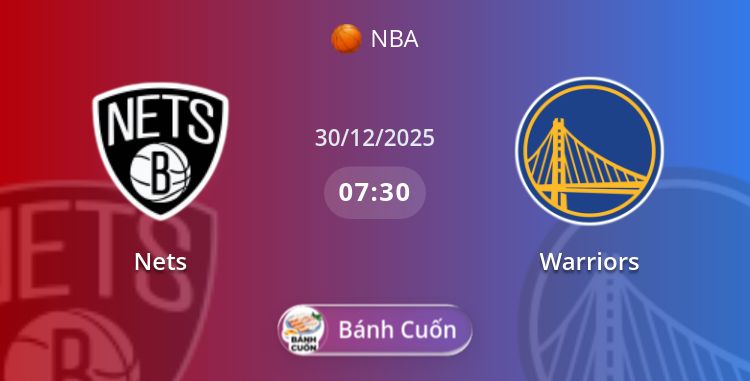 Fullmatch Nets vs Warriors | 30.12.2025 | NBA