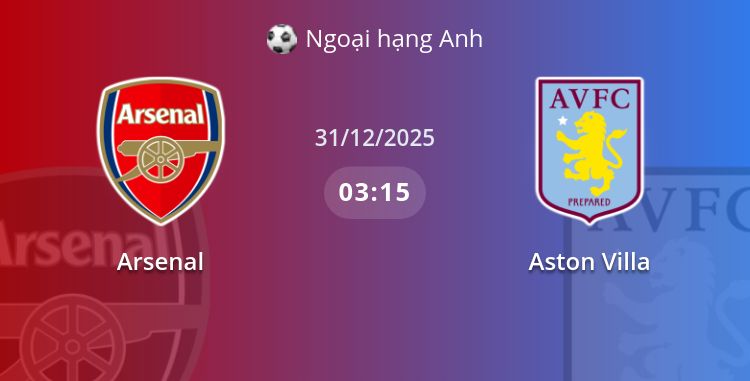 Fullmatch Arsenal vs Aston Villa | 31.12.2025 | Ngoại hạng Anh