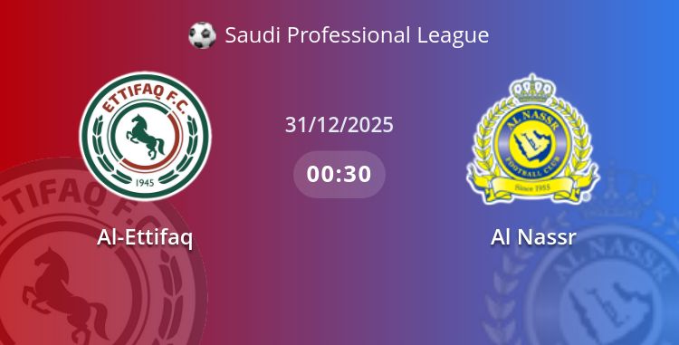 Fullmatch Al Ettifaq vs Al Nassr | 31.12.2025 | Saudi Professional League