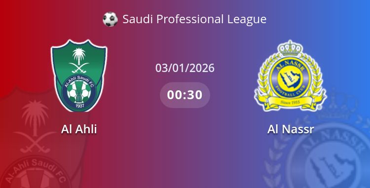 Fullmatch Al Ahli vs Al Nassr | 03.01.2026 | Saudi Professional League