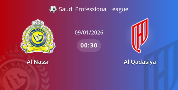Fullmatch Al Nassr vs Al Qadasiya | 09.01.2026 | Saudi Professional League