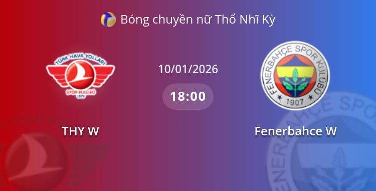 Fullmatch THY W vs Fenerbahce W | 10.01.2026 | Bóng chuyền nữ Thổ Nhĩ Kỳ