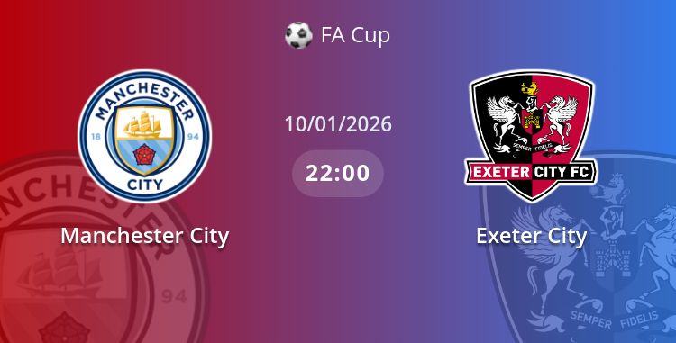 Fullmatch Manchester City vs Exeter City | 10.01.2026 | FA Cup