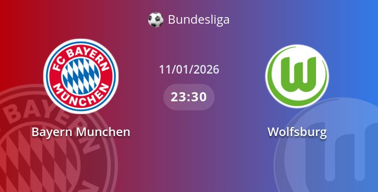 Fullmatch Bayern Munchen vs Wolfsburg | 11.01.2026 | Bundesliga